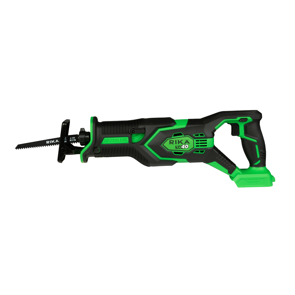 Rikä RK40 40V Cordless Reciprocating Saw | Brushless Motor | Body Only